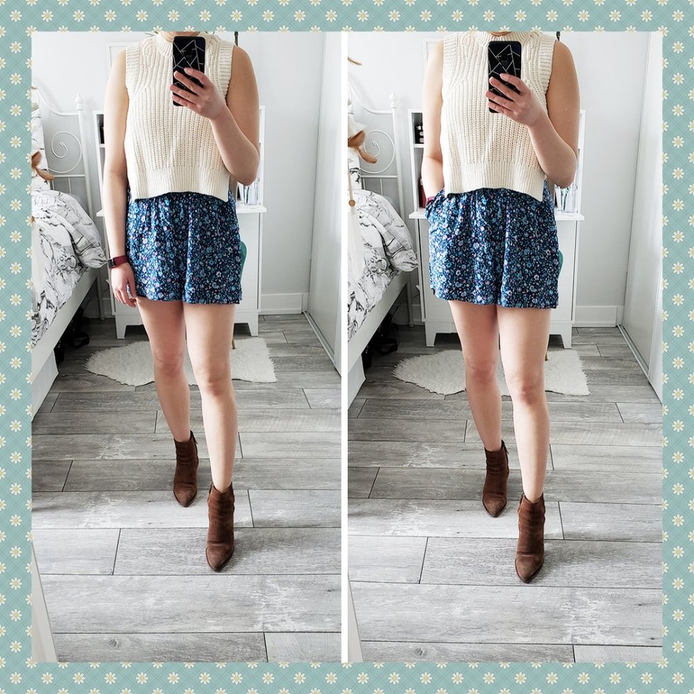 3/$30 -  Hollister Floral Skort